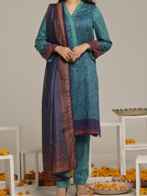 UNSTITCHED SUFINAS PRINTED LAWN Design 1 (2024-ALD-020 )