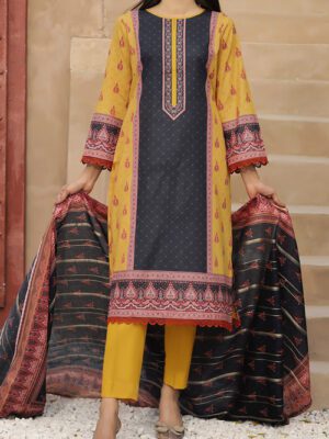UNSTITCHED ICON PRINTED LAWN Design 1 (2024-ALD-001 )