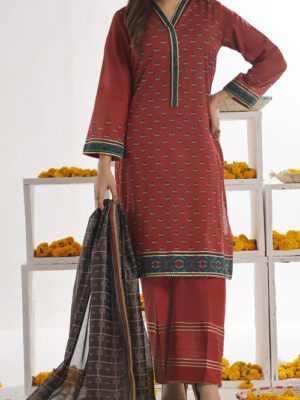 UNSTITCHED SUFINAS PRINTED LAWN Design 7 (2024-ALD-026 )