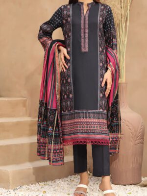 UNSTITCHED ICON PRINTED LAWN Design 8 (2024-ALD-008 )