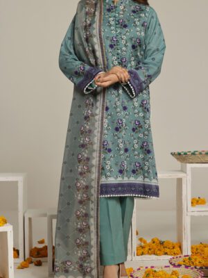 UNSTITCHED SUFINAS PRINTED LAWN Design 8 (2024-ALD-027 )