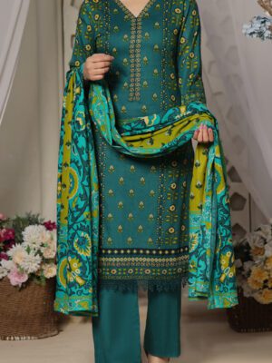 UNSTITCHED DAMAN PRINTED LAWN Design 13 (2024-ALD-068)