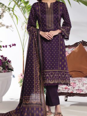 UNSTITCHED DAMAN PRINTED LAWN Design 17 (2024-ALD-072)