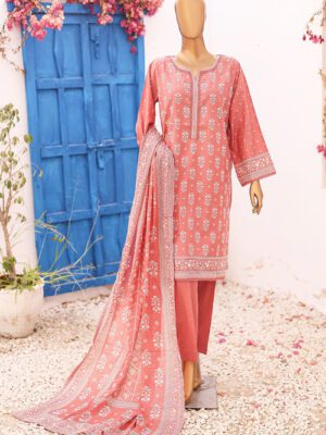 BIN SAEED Stitched 3 Piece Printed LAWN Design 6 (BSD-VOL9-006)
