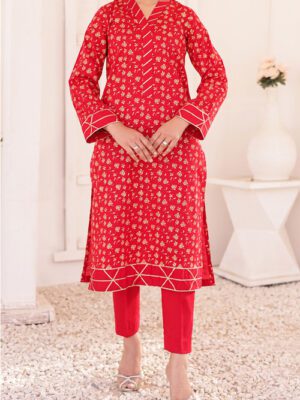 UNSTITCHED RANGOLI CO-ORDS GOLD Design 2 (2024-ALD-048 )