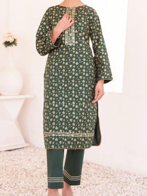 UNSTITCHED RANGOLI CO-ORDS GOLD Design 3 (2024-ALD-049 )