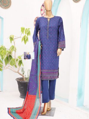 BIN SAEED Stitched 3 Piece Printed LAWN Design 6 (BSD-VOL8-006)