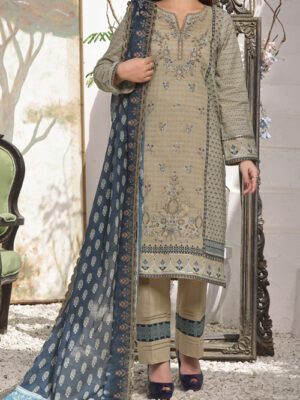 UNSTITCHED MISRI EMB LAWN Design 6 (2024-ALD-035 )