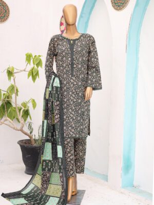 BIN SAEED Stitched 3 Piece Printed LAWN Design 7 (BSD-VOL8-007)
