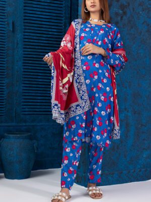 AFSAANA By REGALIA TEXTILE Unstitched 3 Piece Digital Printed Linen vol 2 Winter Collection Design 6 (AFSAANA-D-006)