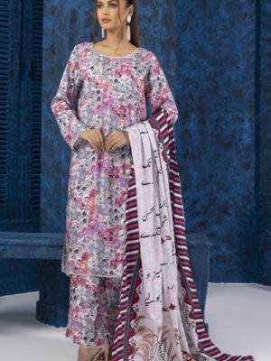 AFSAANA By REGALIA TEXTILE Unstitched 3 Piece Digital Printed Linen vol 2 Winter Collection Design 8 (AFSAANA-D-008)