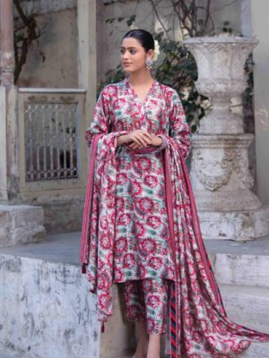 Ehala By Tawakkal Unstitched 3 Piece Digital Printed Linen Winter Collection Design 3 (Ehala-D-003)