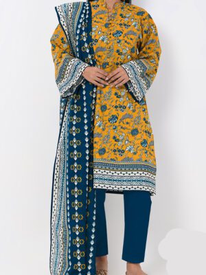 Mayar Khaddar By MEKO Textile Unstitched 3 Piece Khaddar Winter Collection Design 14 (MAYAR-D-014)