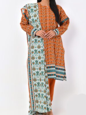 Mayar Khaddar By MEKO Textile Unstitched 3 Piece Khaddar Winter Collection Design 15 (MAYAR-D-015)