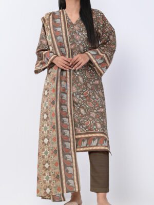 Mayar Khaddar By MEKO Textile Unstitched 3 Piece Khaddar Winter Collection Design 2 (MAYAR-D-002)