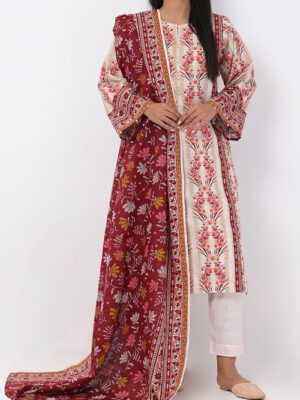 Mayar Khaddar By MEKO Textile Unstitched 3 Piece Khaddar Winter Collection Design 7 (MAYAR-D-007)