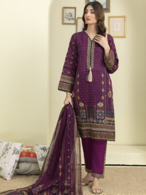 Salina By Regalia Textile Unstitched 3 Piece Printed MidSummer Cotton Collection Design 5 (SALINA-VOL2-005)