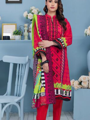 SALINA Khaddar By Regalia Textile Unstitched 3 Piece Embroidered Khaddar Winter Collection Design 10 (SALINA-D-010)