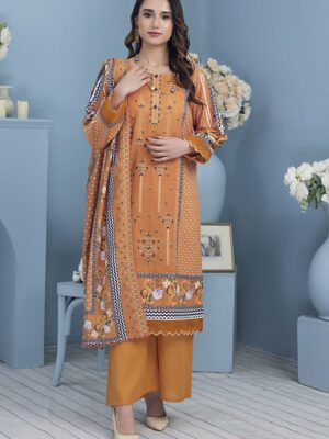 SALINA Khaddar By Regalia Textile Unstitched 3 Piece Embroidered Khaddar Winter Collection Design 3 (SALINA-D-003)