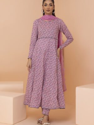 Print Kari By Regalia Textile Unstitched 3 Piece Print Kari With Chiffon Cutwork Dupatta Collection Design 10 (REG-PKARI-010)