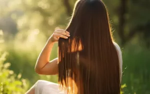 how to get shiny hair naturally at home