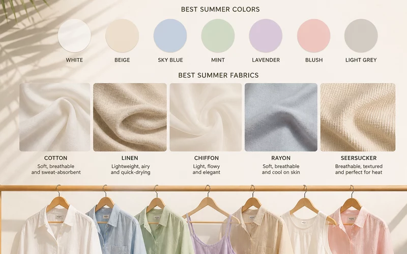 Best Summer Colors & Fabrics