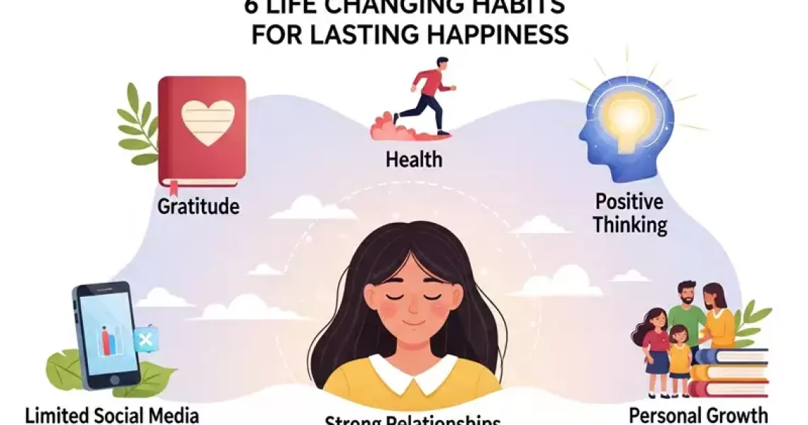 six life changing habits for lasting happiness